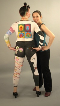Bodypainting-Kurs-2010-MODERN-ART-Kristina+Sina-1