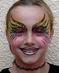 Kinderschminken-Regenbogenfee-Teenie-Make-Up