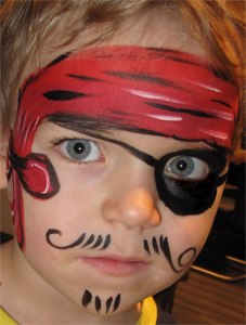Kinderschminken-Pirat