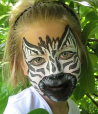 Kinderschminken Zebra