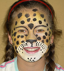 Kinderschminken Leopard