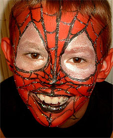 Kinderschminken Spiderman