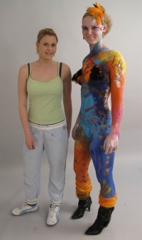 Bodypainting-Kurs-2010-HARMONIE-Sarah+Laura-1