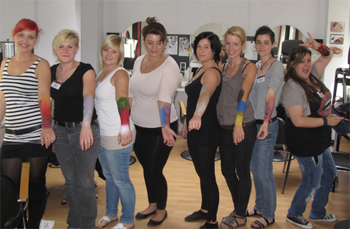 Gruppenfoto-Bodypainting-Kurs-2011-los-gehts