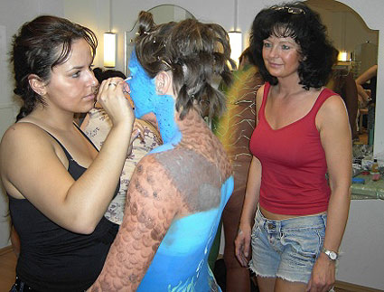 Kurs in der Make Up School von Ursula Haas in Frankfurt